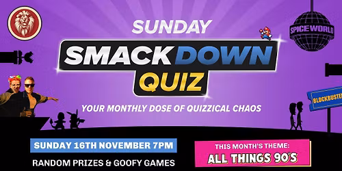 Sunday Smackdown! 90's EDITION