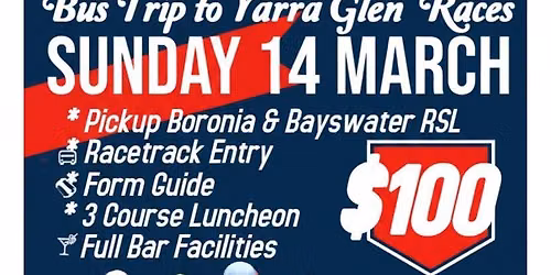Yarra Glen Races Bus Trip