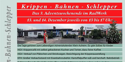 Krippen-Bahnen-Schlepper - Advent im RadWerk