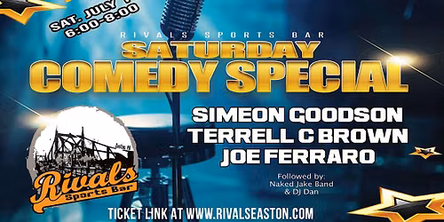Saturday Night Special: Comedy Night At Rivals