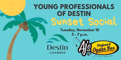 Young Professionals Sunset Social Sponsored by AJ's Seafood & Oyster Bar