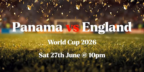 England V Panama 