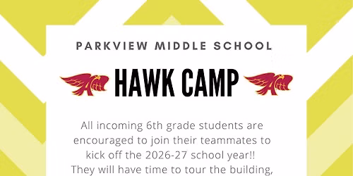 6th Grade Hawk Camp!