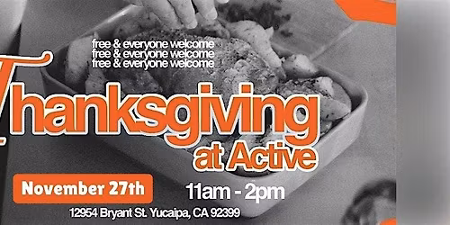Thanksgiving at Active 2025