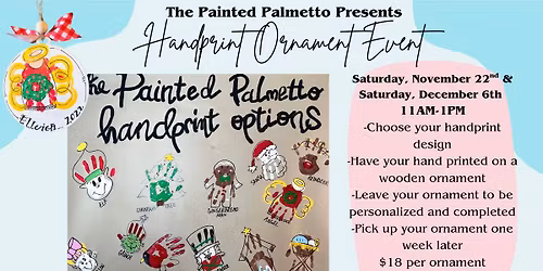 Handprint Ornament Events