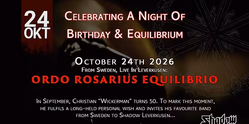 ORDO ROSARIUS EQUILIBRIO -Konzert-