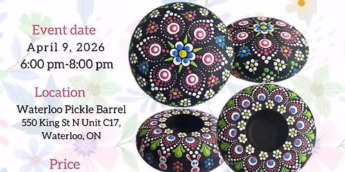 Waterloo-Hoppy Dots & Spring Bloom Dot-Painting Workshop