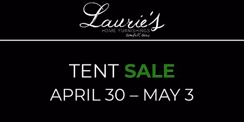 TENT SALE