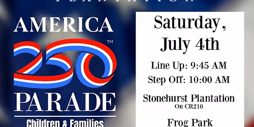 Pharoahs, as Special Guests, at StoneHurst Plantation's Annual July 4th Parade