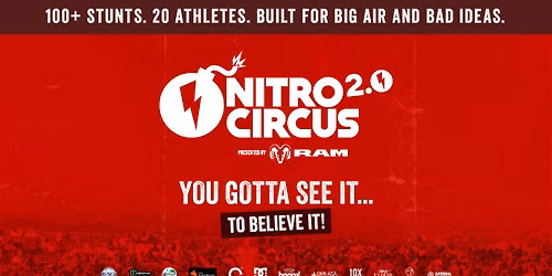 Nitro Circus 2.0 – St. Paul, MN — 360 Broadway St., Saint Paul, MN, United States, Minnesota 55101