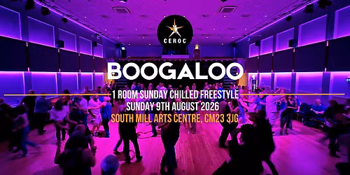 BoogaIoo Sunday Afternoon Freestyle - Sunday 9th August 2026
