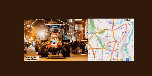 Weihnachtstraktoren Hof 2025