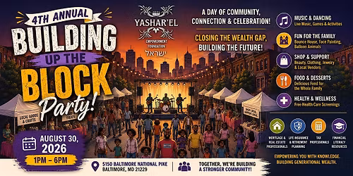 4th Annual Building Up The Block Party