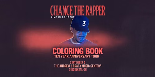 Chance The Rapper - Coloring Book 10 Year Anniversary Tour