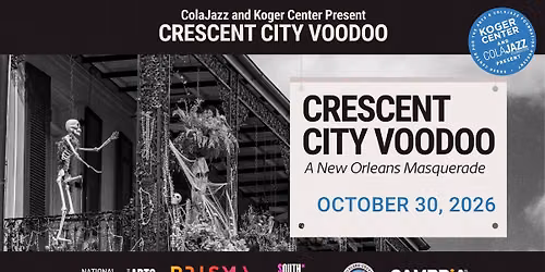 ColaJazz and Koger Center present Live in the Lobby Jazz: Crescent City Voodoo