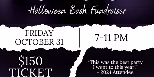 Library of Shadows Halloween Bash Fundraiser
