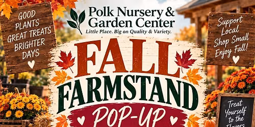 \ud83c\udf42 Fall Farmstand Pop-Up & Fresh Baked Treats \ud83c\udf83