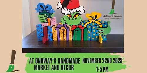 *FULL*Paint a Grinch Mantle Sitter 