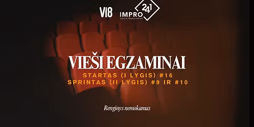 IMPRO241 mokini\u0173 I ir II lygio egzaminai - pasirodymai