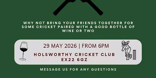 Wine and Wickets! \ud83c\udf77 