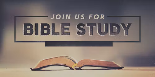 Wednesday Afternoon Bible Study group - Room 103