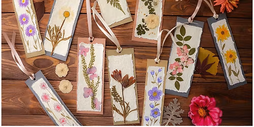 Make and Mingle: Pressed Flower Bookmarks