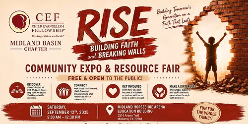 Rise: Building Faith, Breaking Walls CEF Expo & Resource Fair