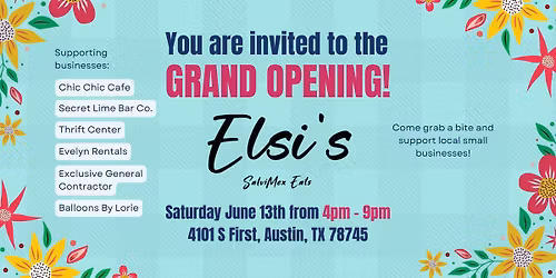 Elsi's Grand Opening!
