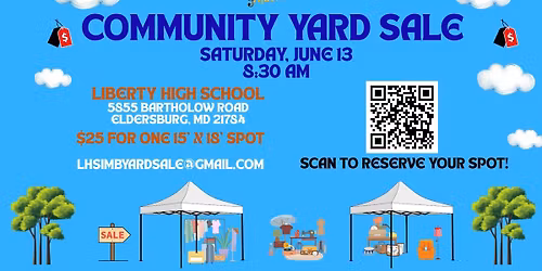 Liberty Music Community Yard Sale Fundraiser