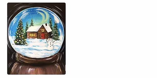 Calgary\u2019s Paint & Sip Experience at Raw Canvas: Level 1 - Easy