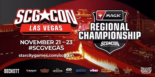 SCG CON Las Vegas, featuring the MTG Regional Championship! - Trading Card Game (TCG) Convention