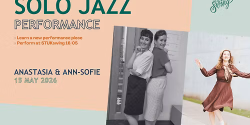 Solo Jazz performance in Leuven with Ann-Sofie & Anastasia  - Apollo Swing