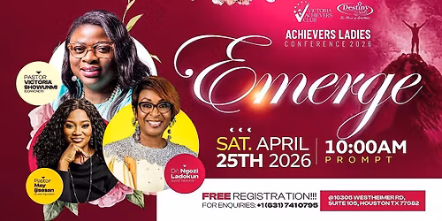 Achievers Ladies Conference - EMERGE