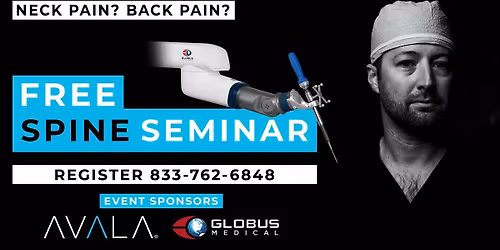Free Neck & Back Pain Seminar - Jeremy James, MD