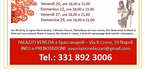 TOMBOLA STORICA NAPOLETANA del 1734