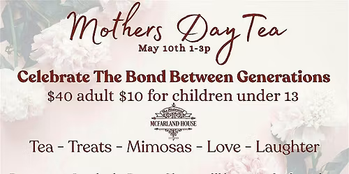 Mothers Day Tea