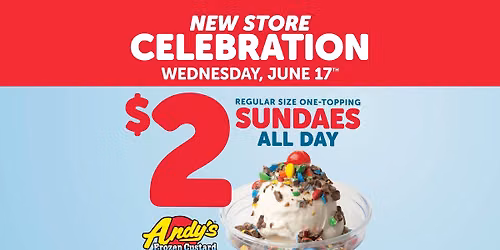 Andy\u2019s Frozen Custard Derby New Store Celebration \ud83c\udf66\ud83c\udf89