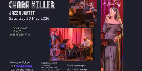 Jazz Night with CHARA MILLER QUARTET