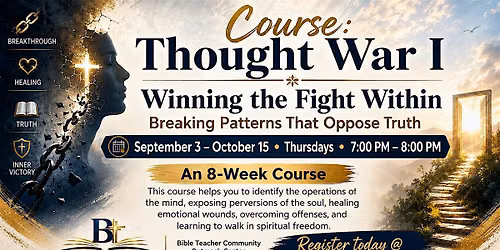 Course: Thought War  .1  Winning the Fight Within