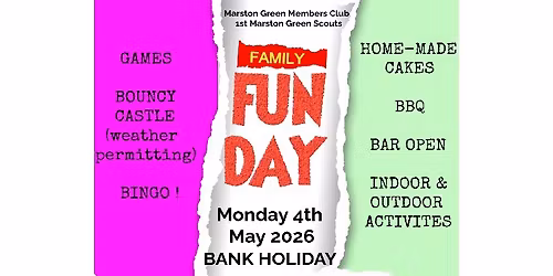 Family Fun Day ~ Bank Holiday Monday