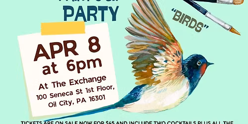 ART NIGHT: Mini Canvas Paint & Sip