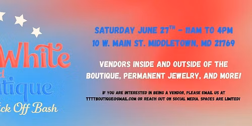 Red, White & Boutique Bash