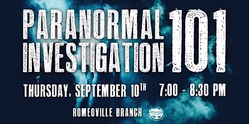 Paranormal 101: The Basics of Paranormal Investigating w\/ Carl Crooks