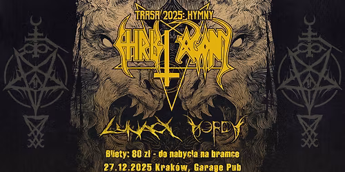 CHRIST AGONY x LUNACY x HORDA \u2013 HYMNY TOUR 2025