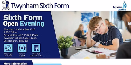 Sixth Form Open Evening - Twynham School