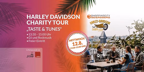 Harley Davidson Charity Tour - Taste & Tunes
