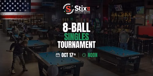 8 Ball Singles Tournament 