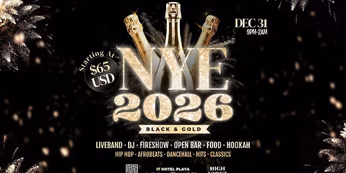 2026 NYE - BLACK & GOLD