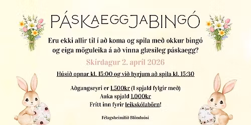 P\u00e1skaeggjabing\u00f3 \ud83d\udc23\ud83d\udc30\ud83d\udc23\ud83d\udc30