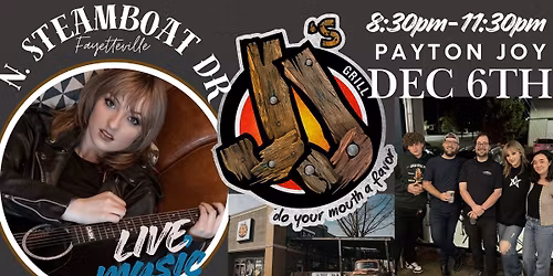 Payton Joy with her full backing band at JJ's Grill!